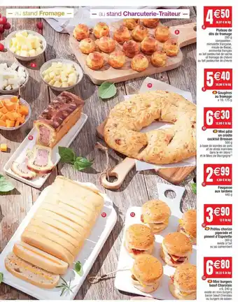 Cora x Carrefour Stand fromage, stand charcuterie - traiteur offre