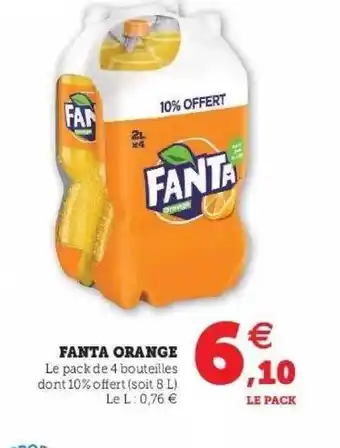 Hyper U Fanta orange offre