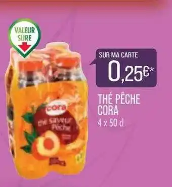 Match Thé pêche cora offre