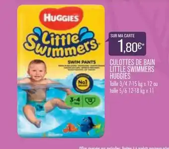 Match Culottes de bain little swimmers huggies offre