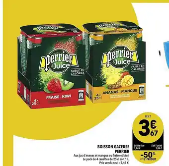 Supeco Boisson gazeuse perrier offre