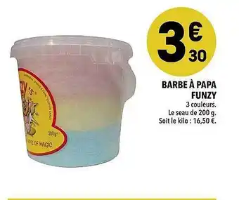 Supeco Barbe à papa funzy offre