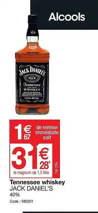 Tennessee whiskey jack daniel's