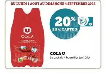 Super U Cola u offre