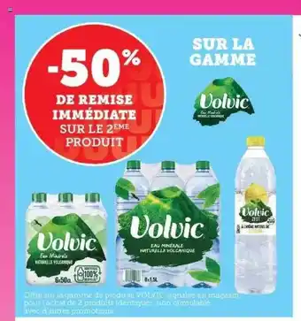 Super U La gamme volvic offre