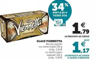 Super U Glace viennetta offre