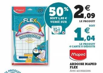 Super U Ardoise maped flex offre
