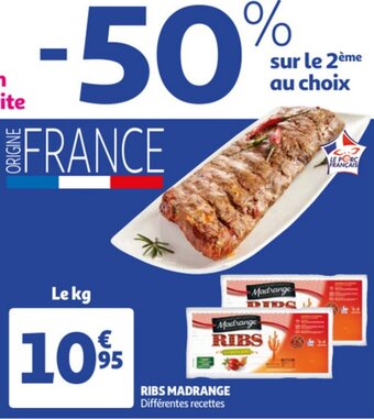 Auchan Ribs madrange offre