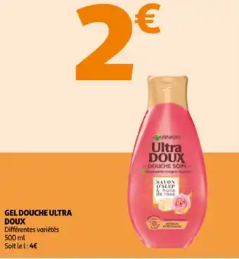 Auchan ULTRA DOUX gel douche offre