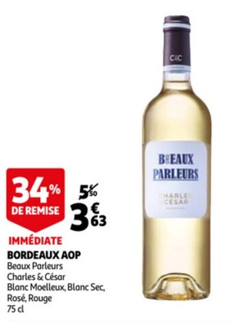 Auchan Bordeaux aop offre