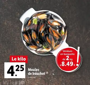 Lidl Moules de bouchot offre