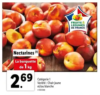 Lidl Nectarines offre