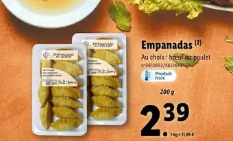 Lidl Empanadas offre