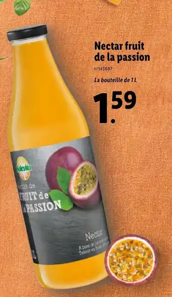 Lidl Nectar fruit de la passion offre