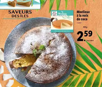 Lidl Moelleux à la noix de coco offre