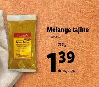 Lidl Mélange tajine offre