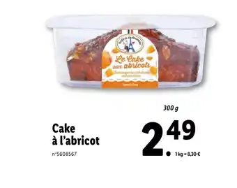 Lidl Cake à l'abricot offre