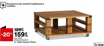 BUT Table basse paola offre