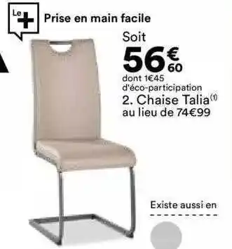 BUT Chaise talia offre