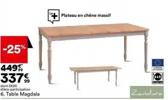 BUT Table magdala offre