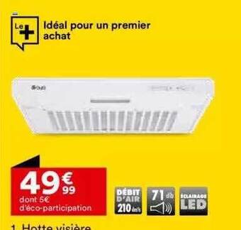 BUT Hotte visière offre
