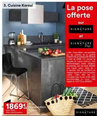 BUT Cuisine koréal offre