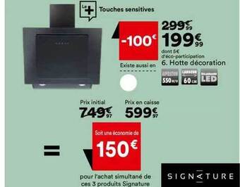 BUT Hotte décoration offre