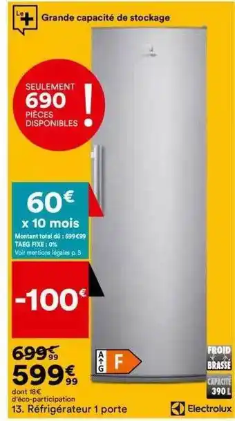 BUT Réfrigérateur 1 porte offre