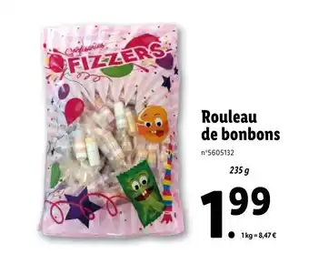 Lidl Rouleau de bonbons offre