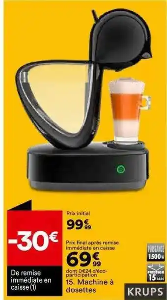 Machine à dosettes krups