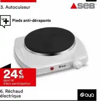 BUT Réchaud électrique aya offre