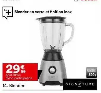 BUT Blender signature offre