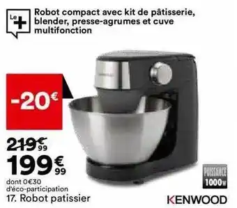 BUT Robot pâtissier kenwood offre