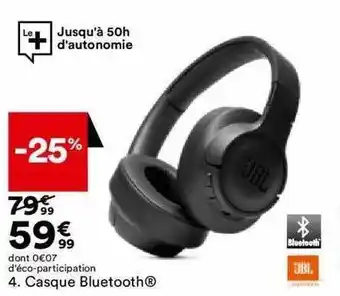 BUT Casque bluetooth jbl offre