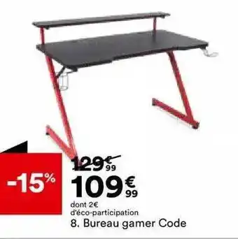 BUT Bureau gamer code offre