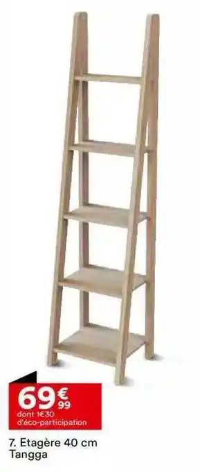 BUT Étagère 40 cm tangga offre