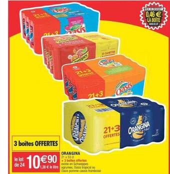 Cora x Carrefour Orangina offre