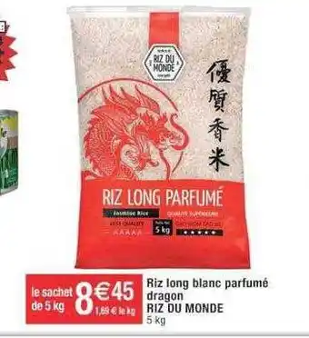 Cora x Carrefour Riz long blanc parfumé dragon riz du monde offre