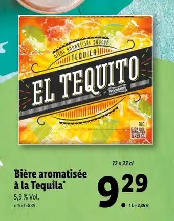 Lidl Bière aromatisée à la tequila offre