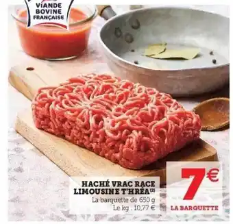 Hyper U Haché vrac race limousine t'hréa offre