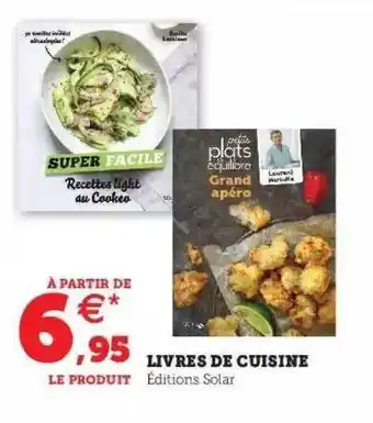 Hyper U Livres de cuisine offre