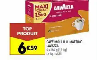Café moulu il mattino lavazza