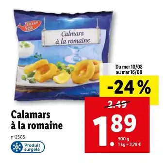 Lidl Calamars à la romaine offre