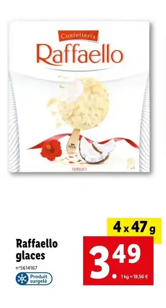 Lidl Raffaello glaces offre