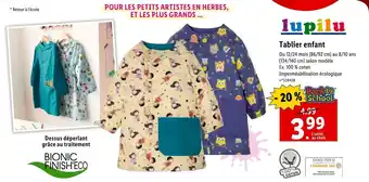 Lidl Tablier enfant offre