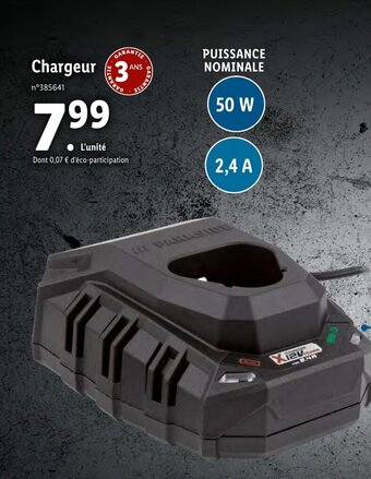 Lidl Chargeur offre