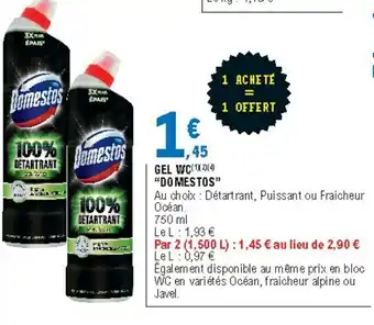 E.Leclerc Gel Wc Do Mestos offre