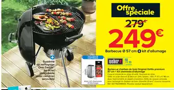 Castorama Barbecue charbon de bois Original Kettle premium offre