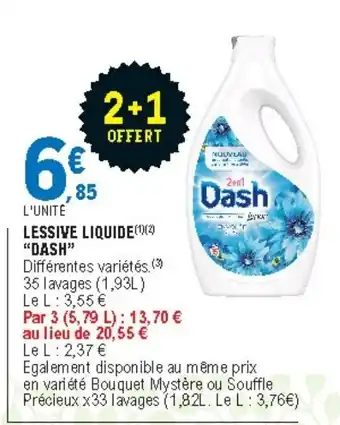 E.Leclerc Lessive Liquide Dash offre