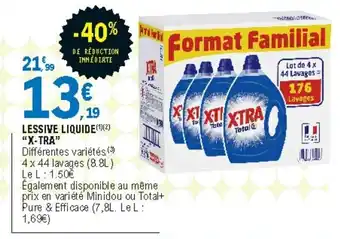 E.Leclerc Lessive Liquide X-Tra offre